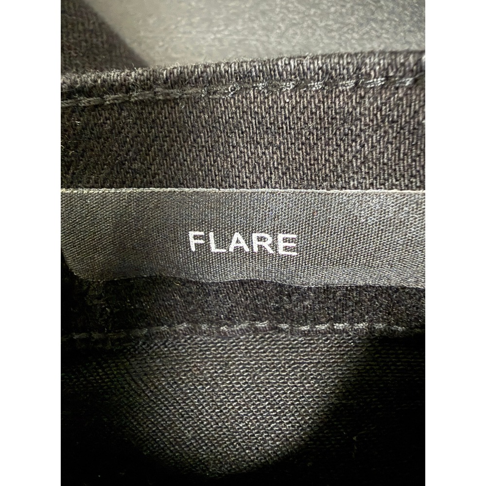 Judy Blue New Black Flare Jeans Whimsigoth High Rise Raw Hem 28 Indie Boho - Picture 9 of 11